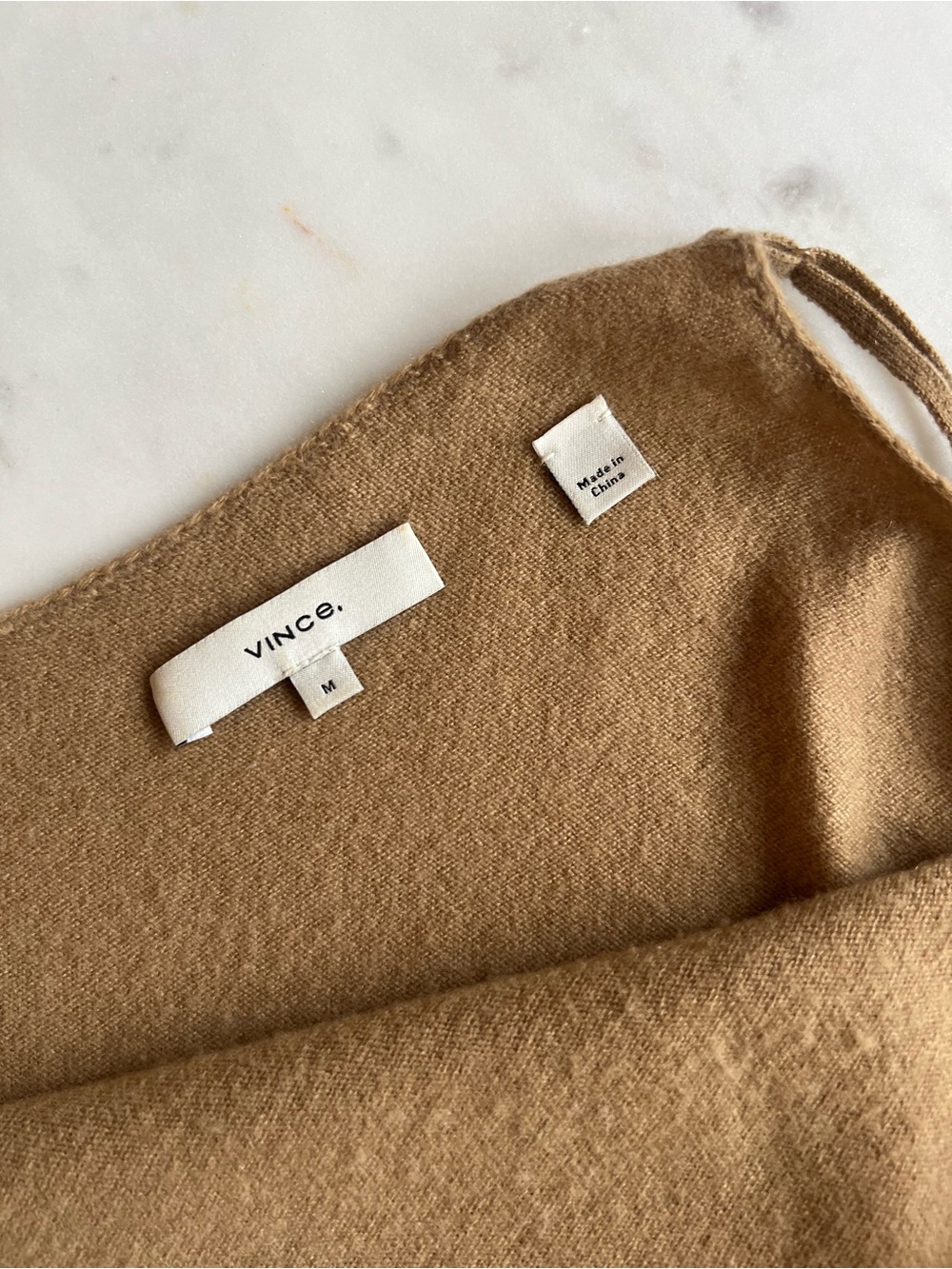 Vince Camel 100% Cashmere V-Neck Cami Tank (Size M) - Picture 3 of 4